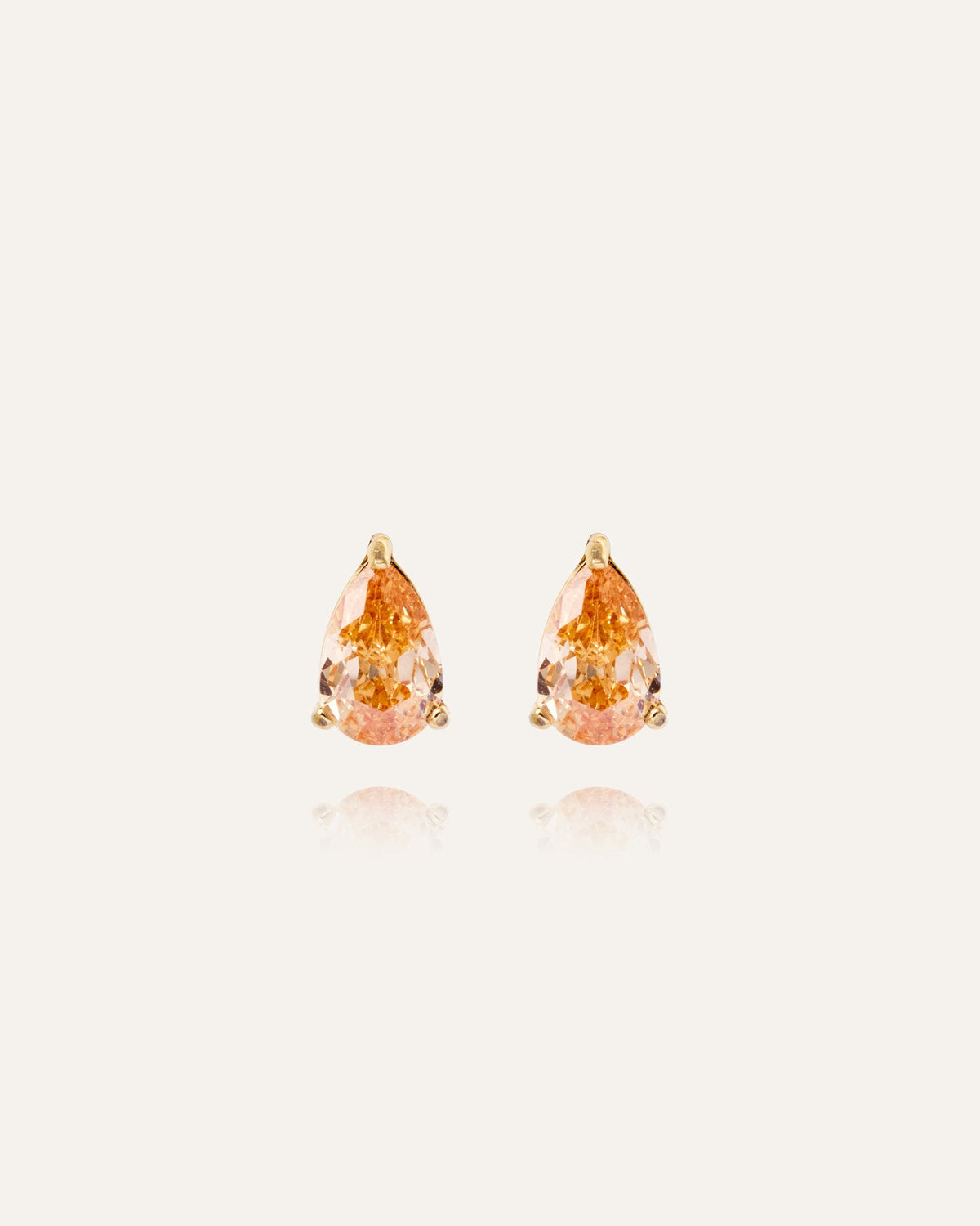 Belle Champagne Medium Studs
