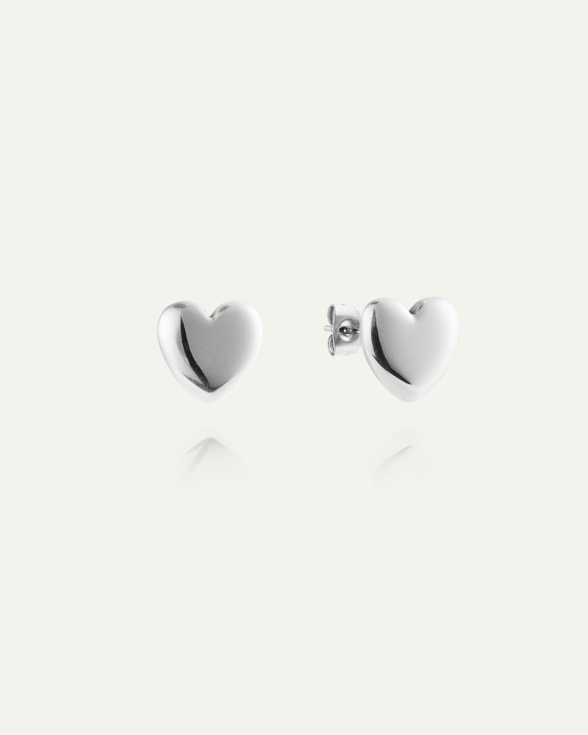 Love Steel Medium Studs