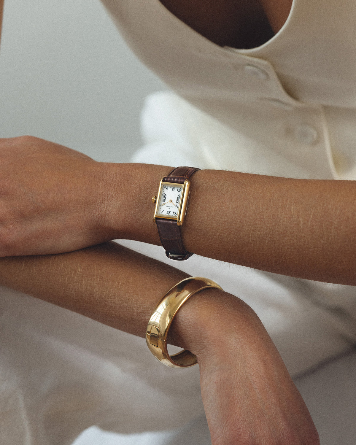 Timeless Brown Leather Watch