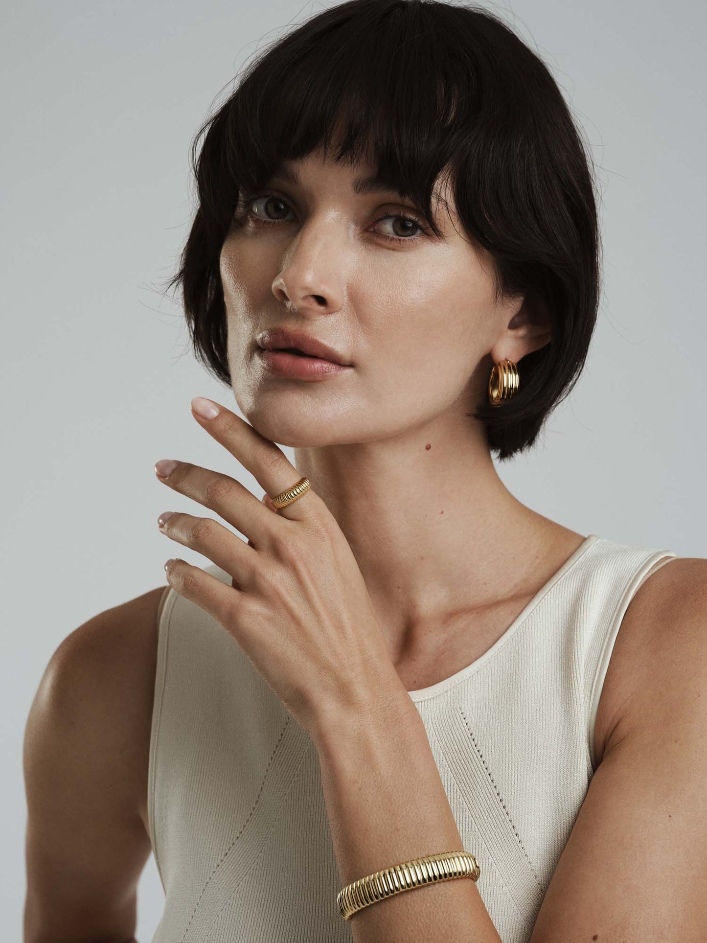 Anillo Retro Ribbed