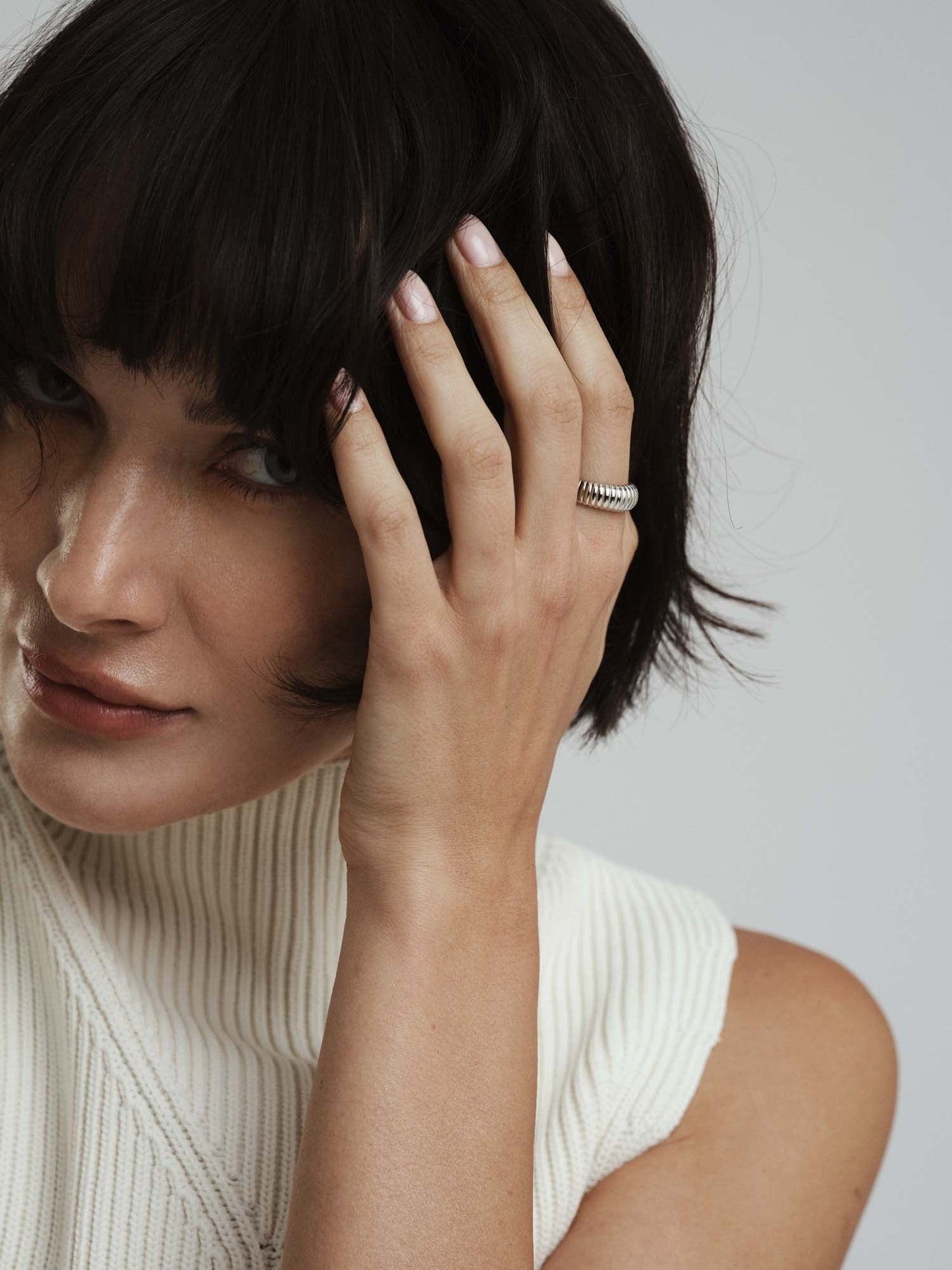 Anillo Retro Ribbed