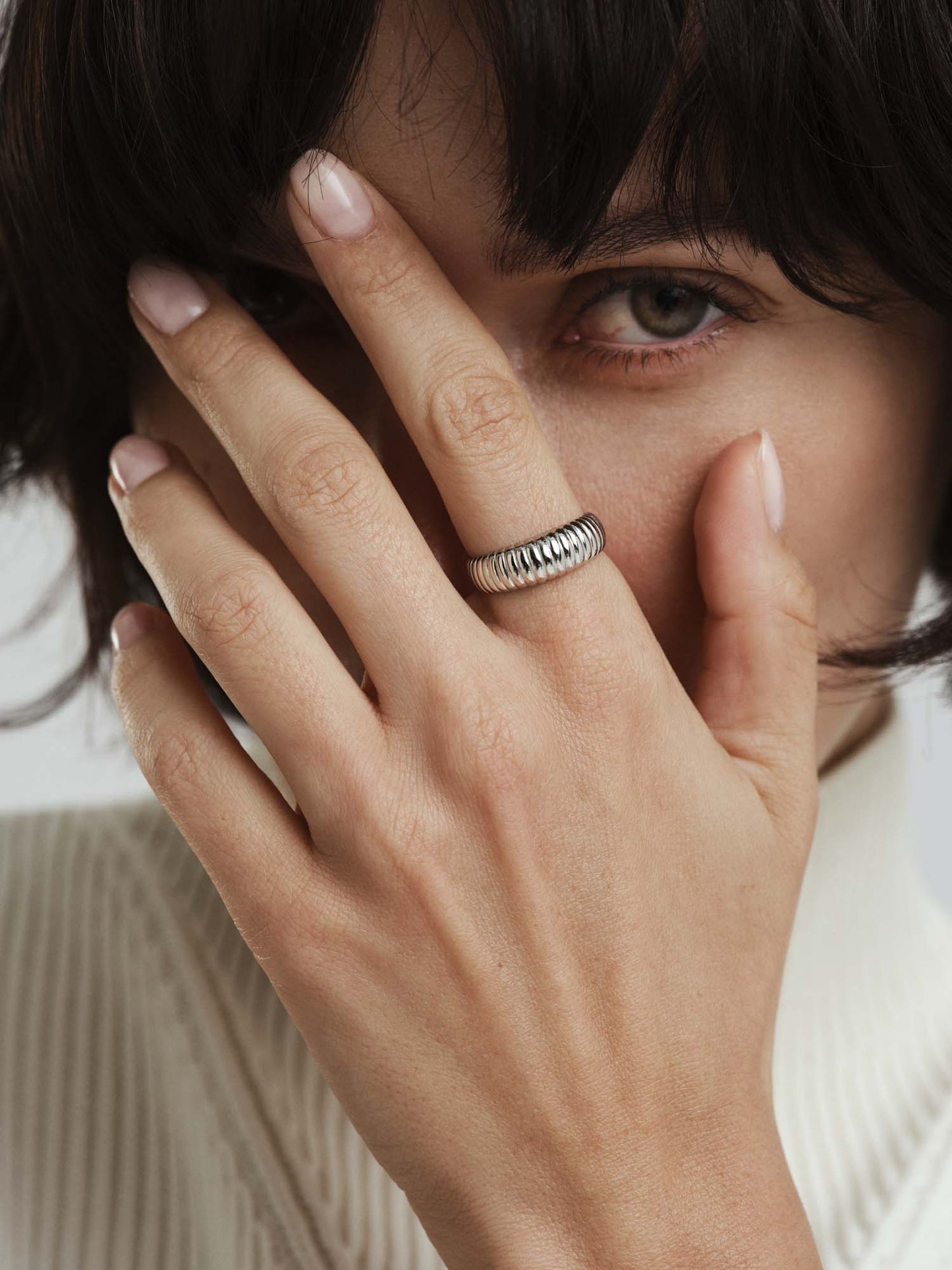 Anillo Retro Ribbed