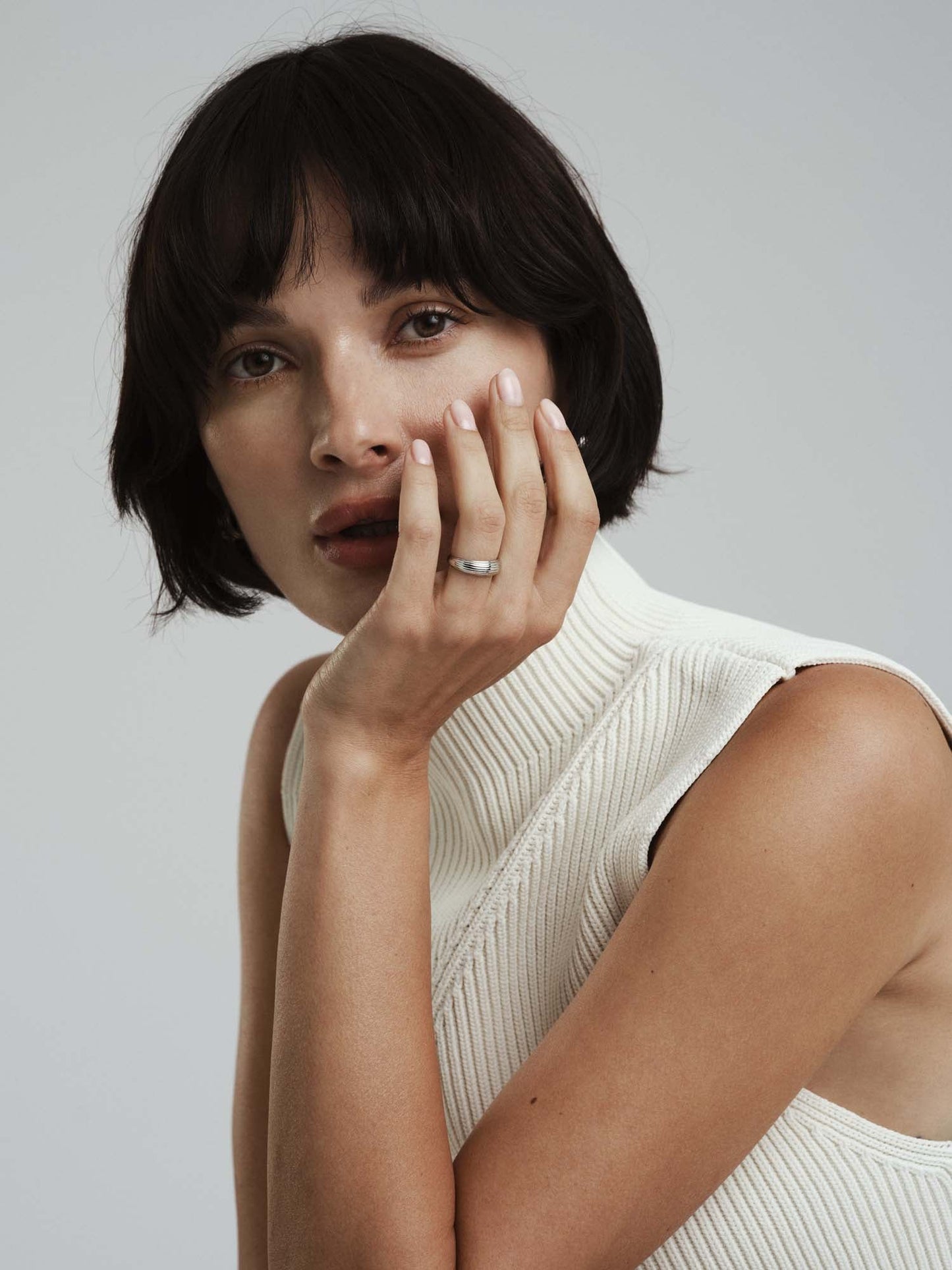 Anillo Edge Ribbed
