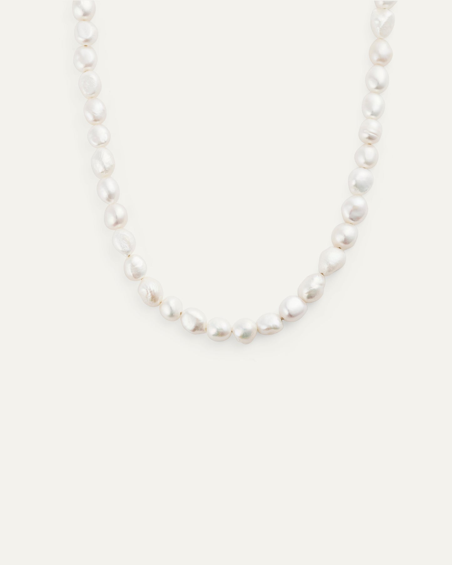 Aura Pearl Steel Necklace