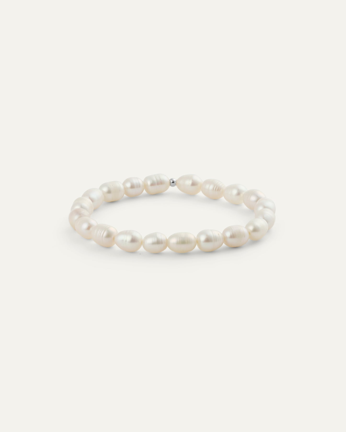 Aura Pearl Steel Bracelet