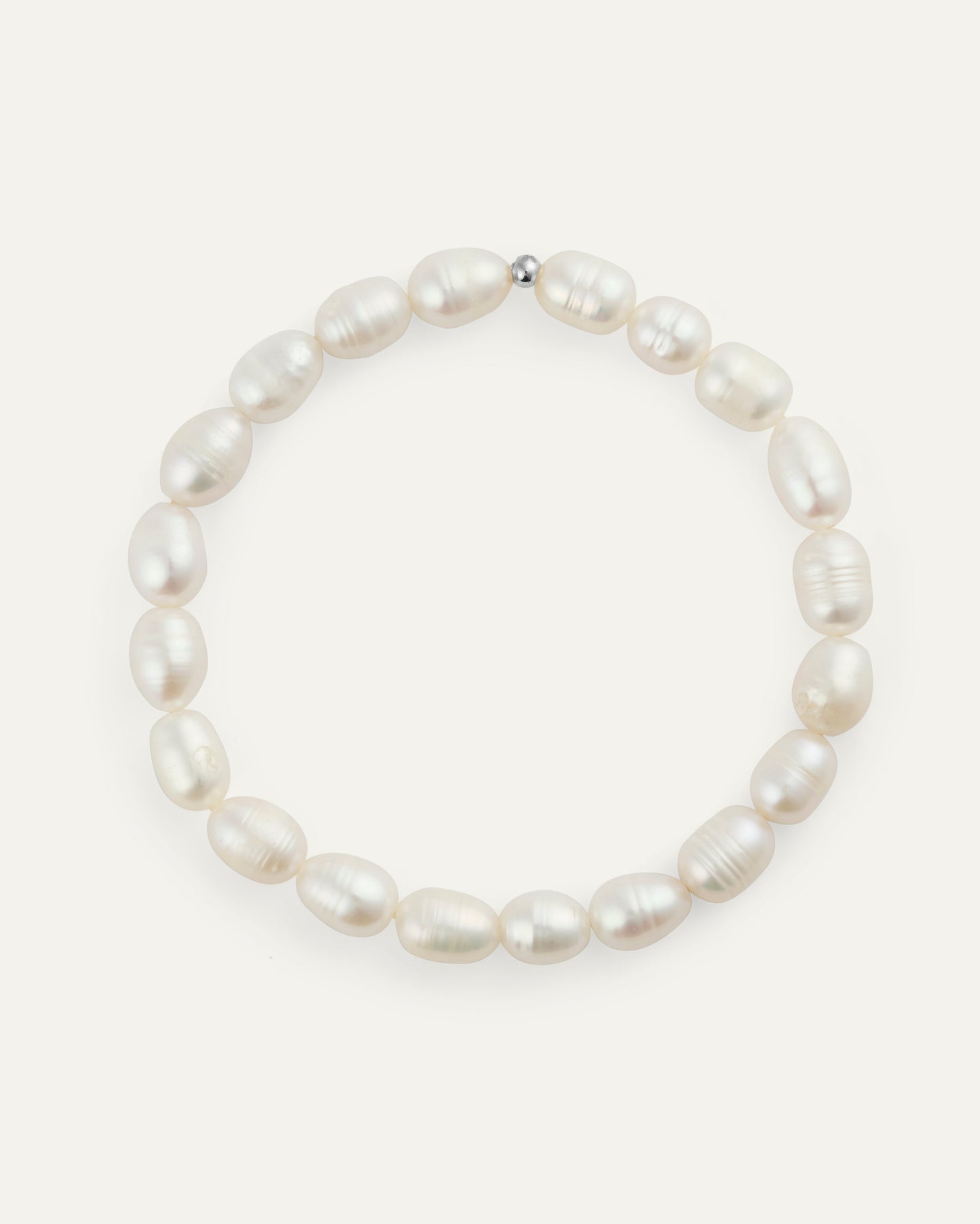 Aura Pearl Steel Bracelet