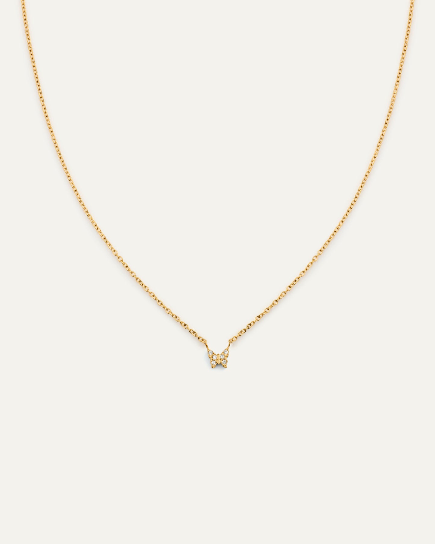 Butterfly Gold Necklace