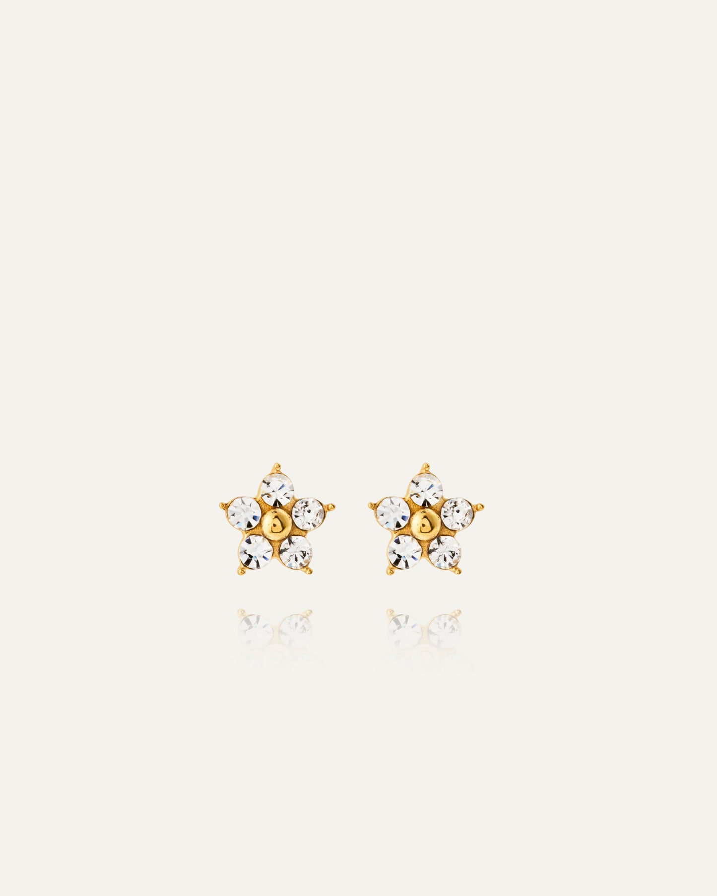 Flora Gold Studs