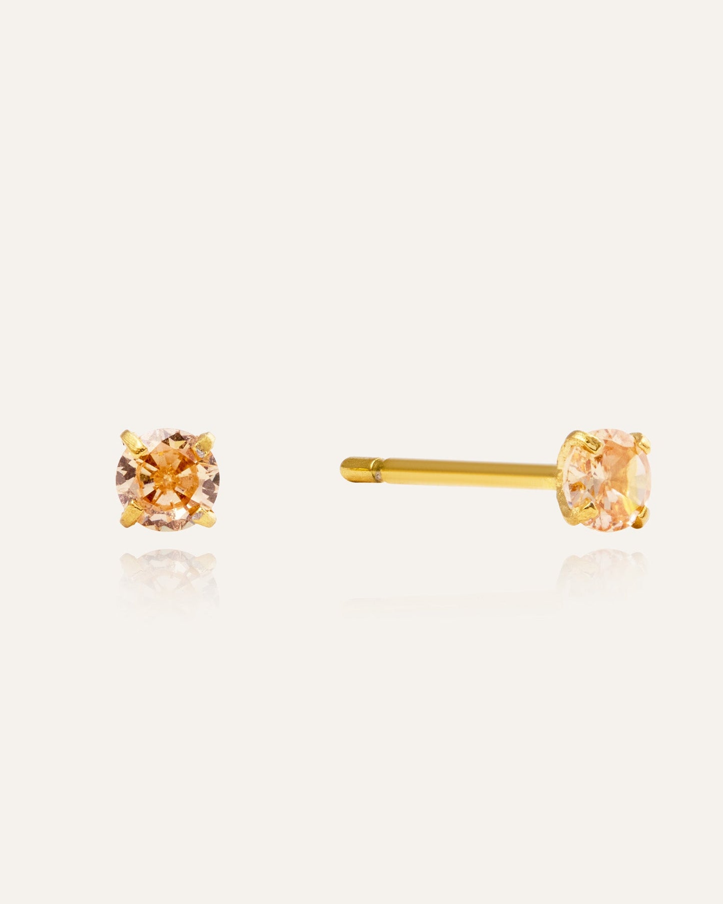 Jolie Champagne Small Studs