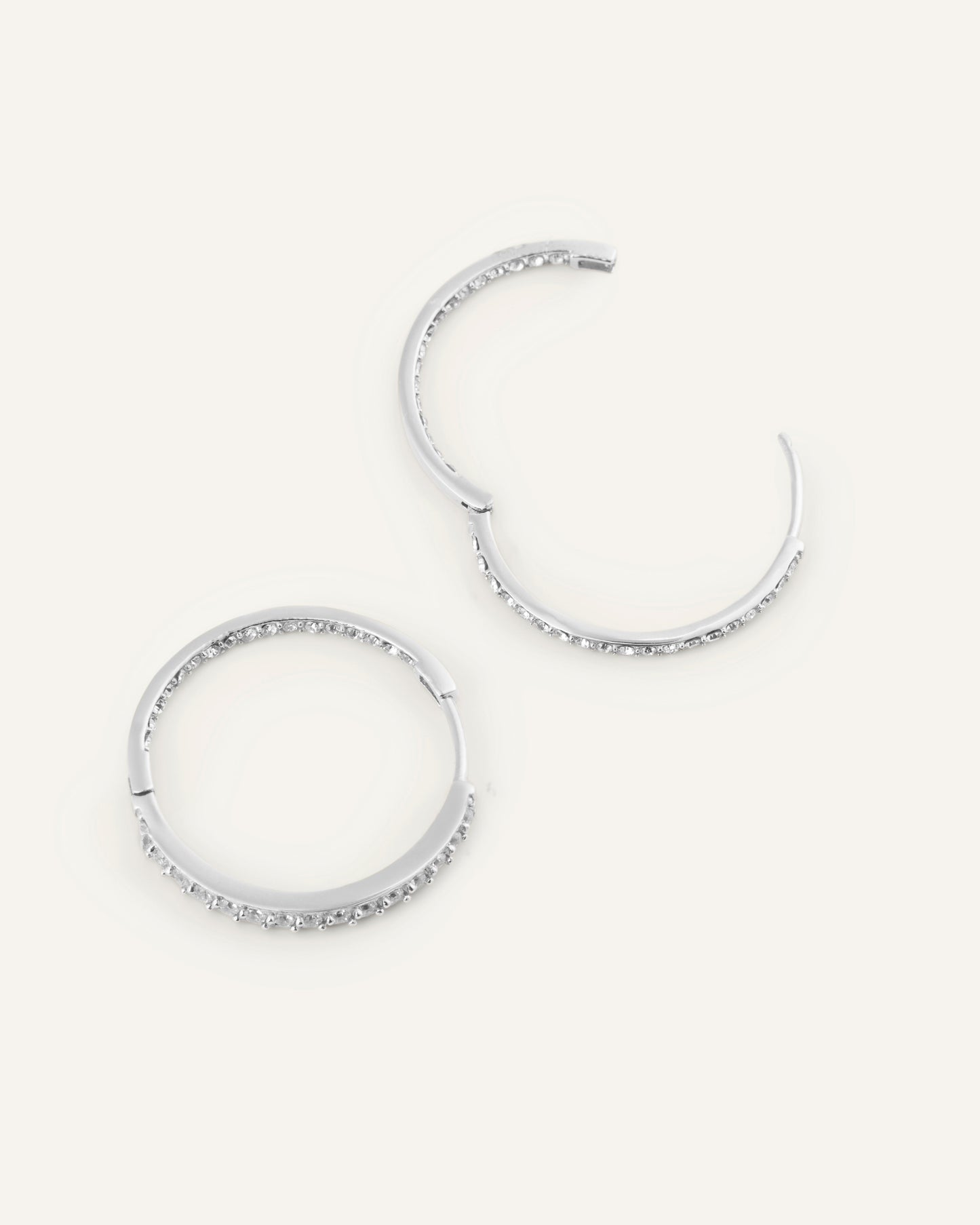 Sparkle Large Hoops