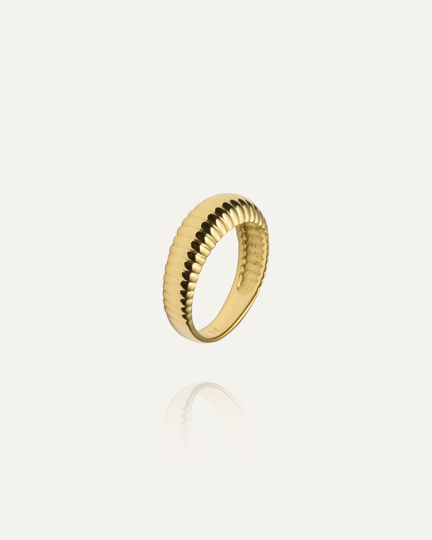 Anillo Retro Ribbed