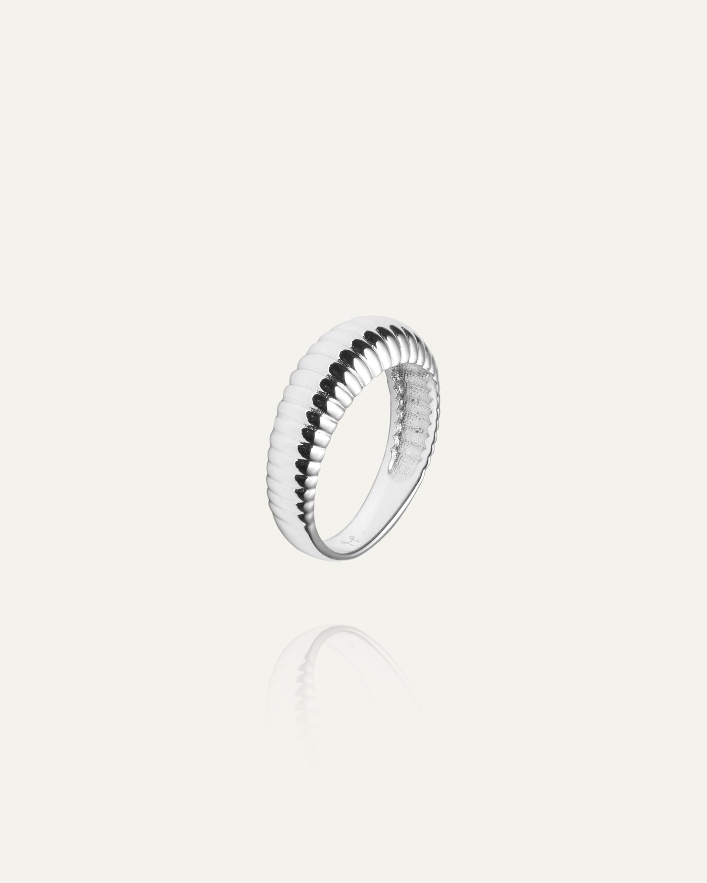 Anillo Retro Ribbed