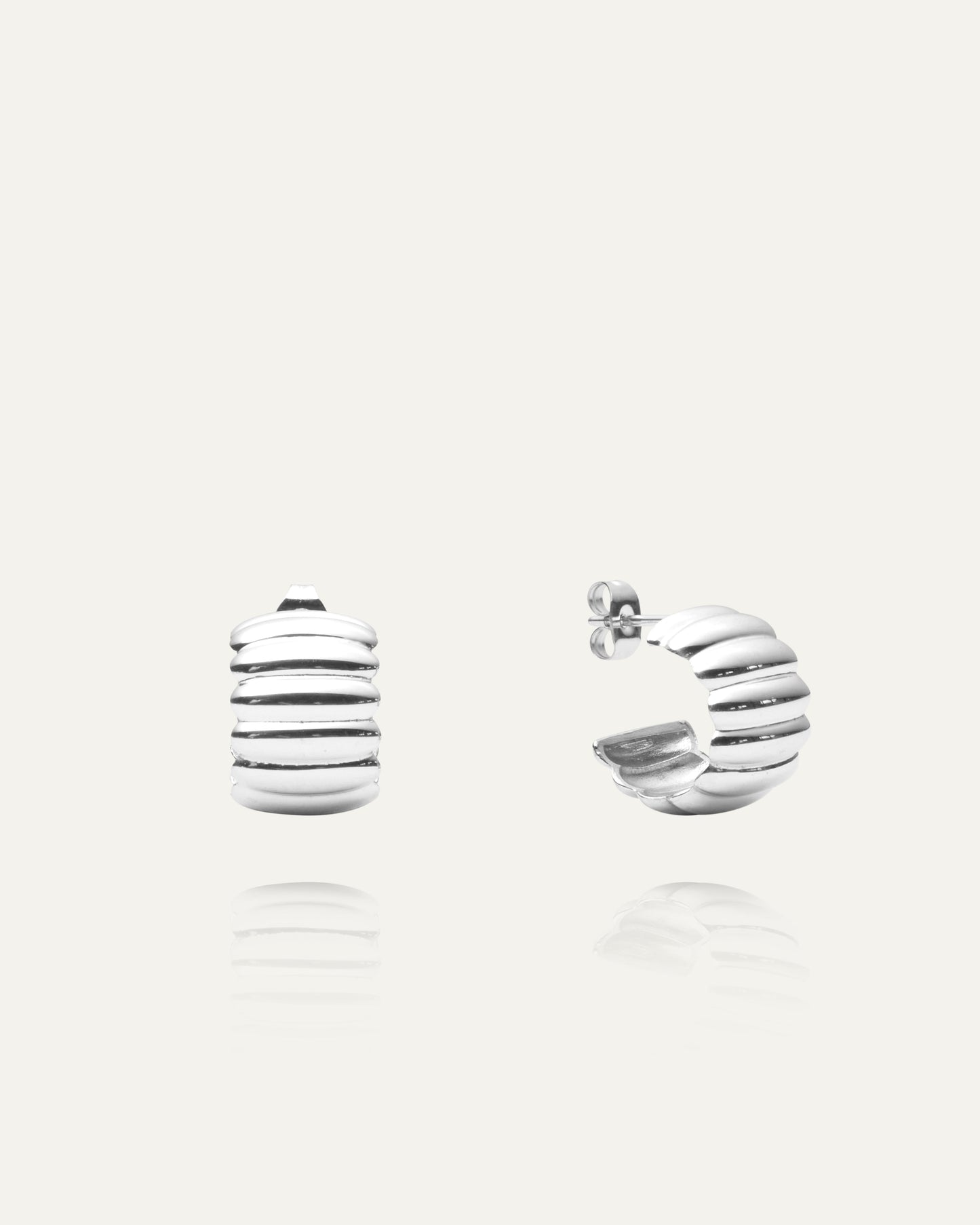 Pendientes Chic Ribbed